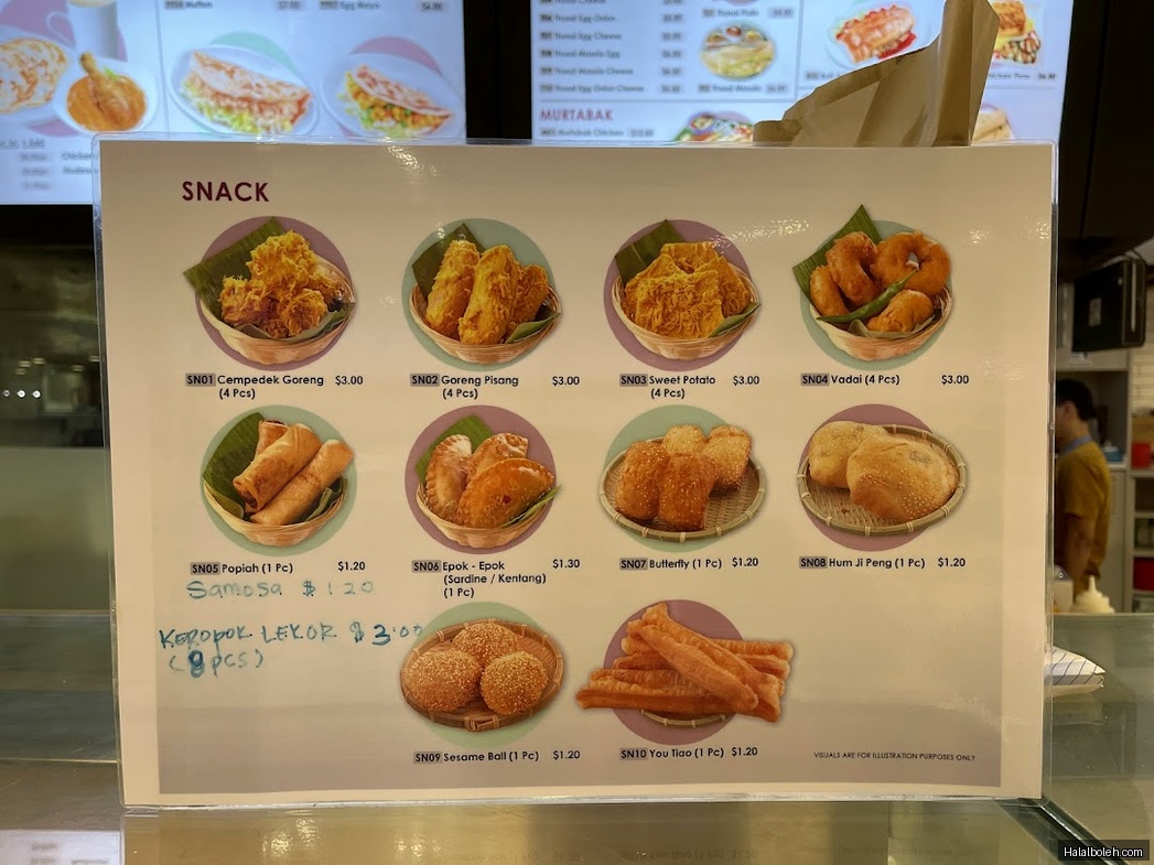 Mr Teh Tarik Express - menu