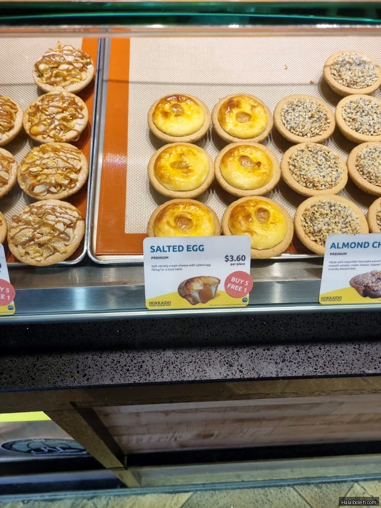 Hokkaido Baked Cheese Tart - menu