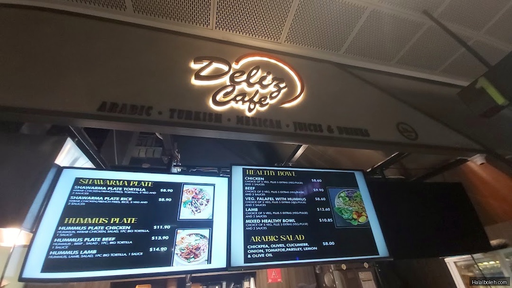 Deliz Cafe - menu