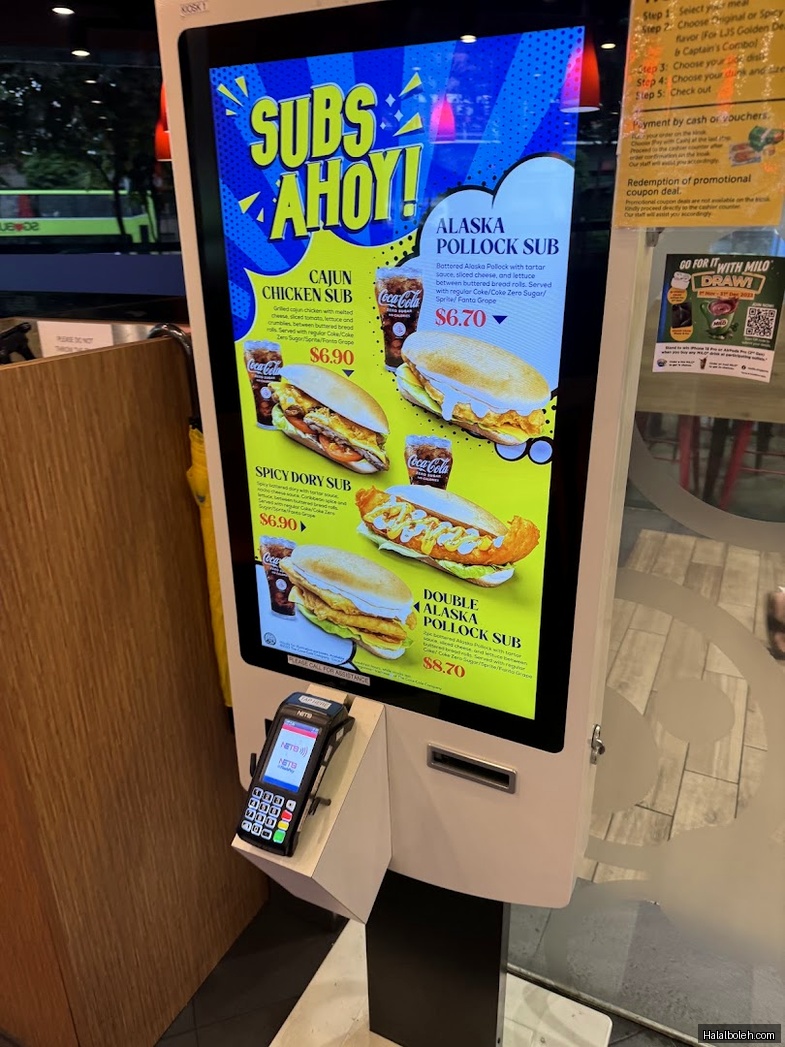 Long John Silver's - menu