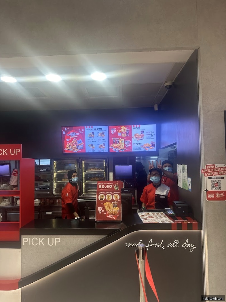 KFC - menu