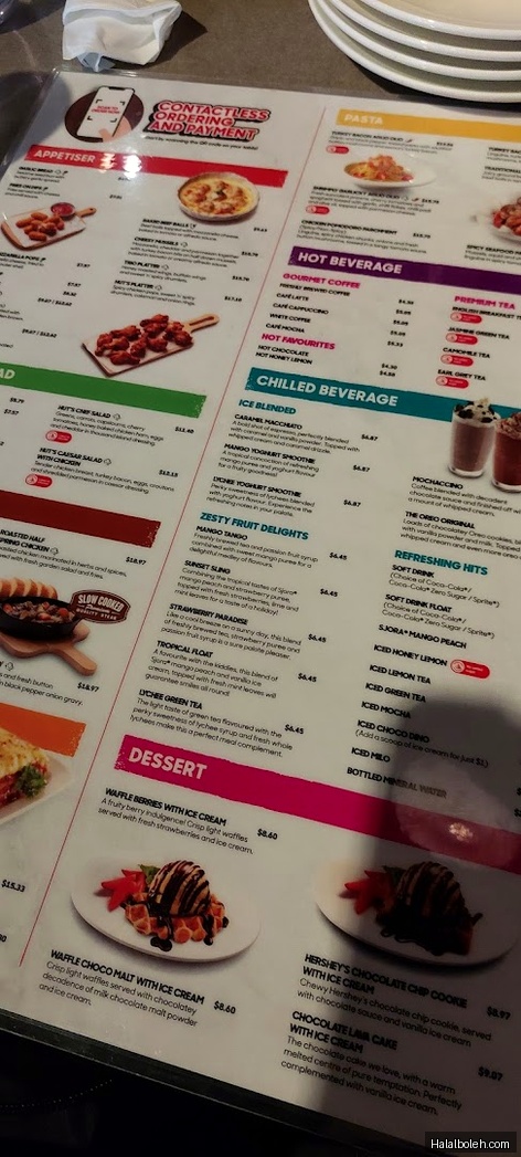 Pizza Hut - menu