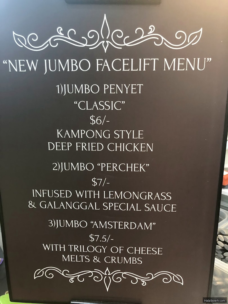 Rayyan's Waroeng Penyet - menu