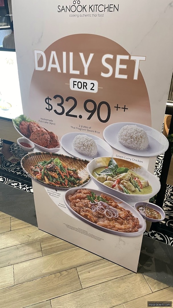 Sanook Kitchen - menu