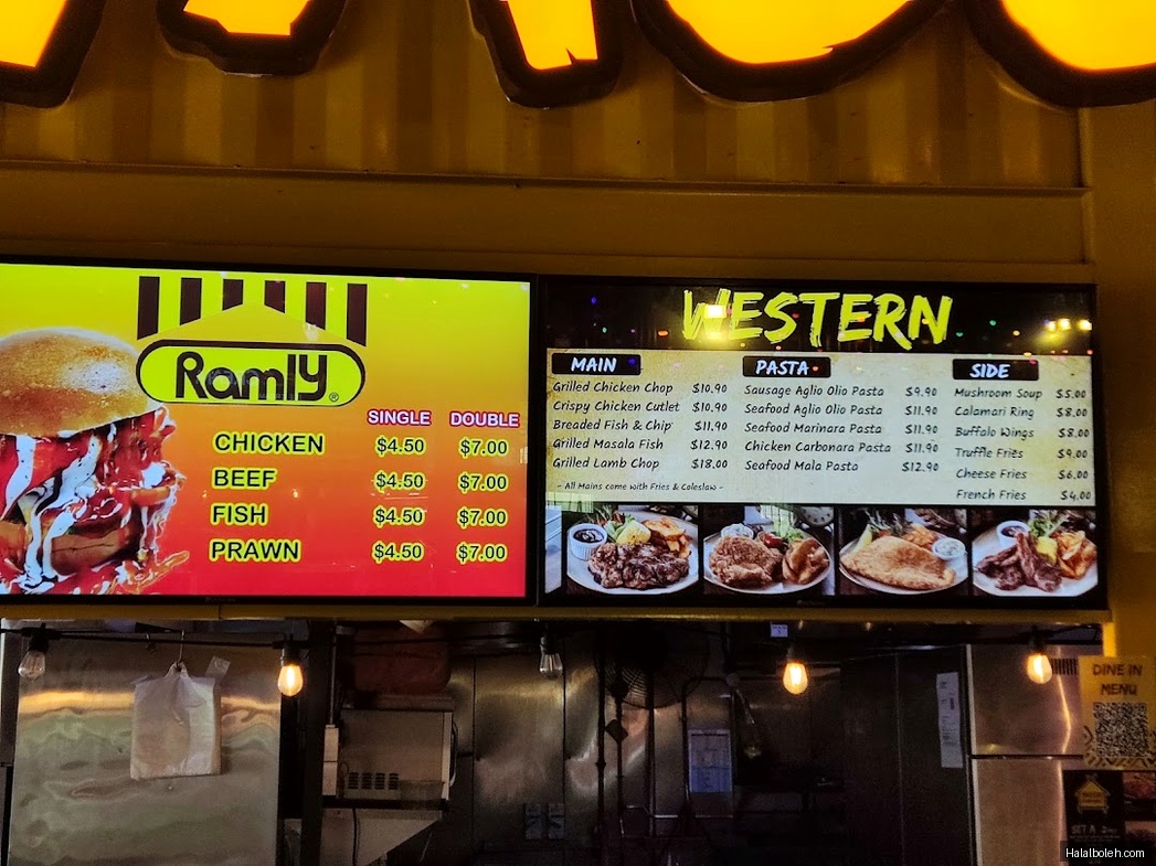 Lepak One Corner - menu
