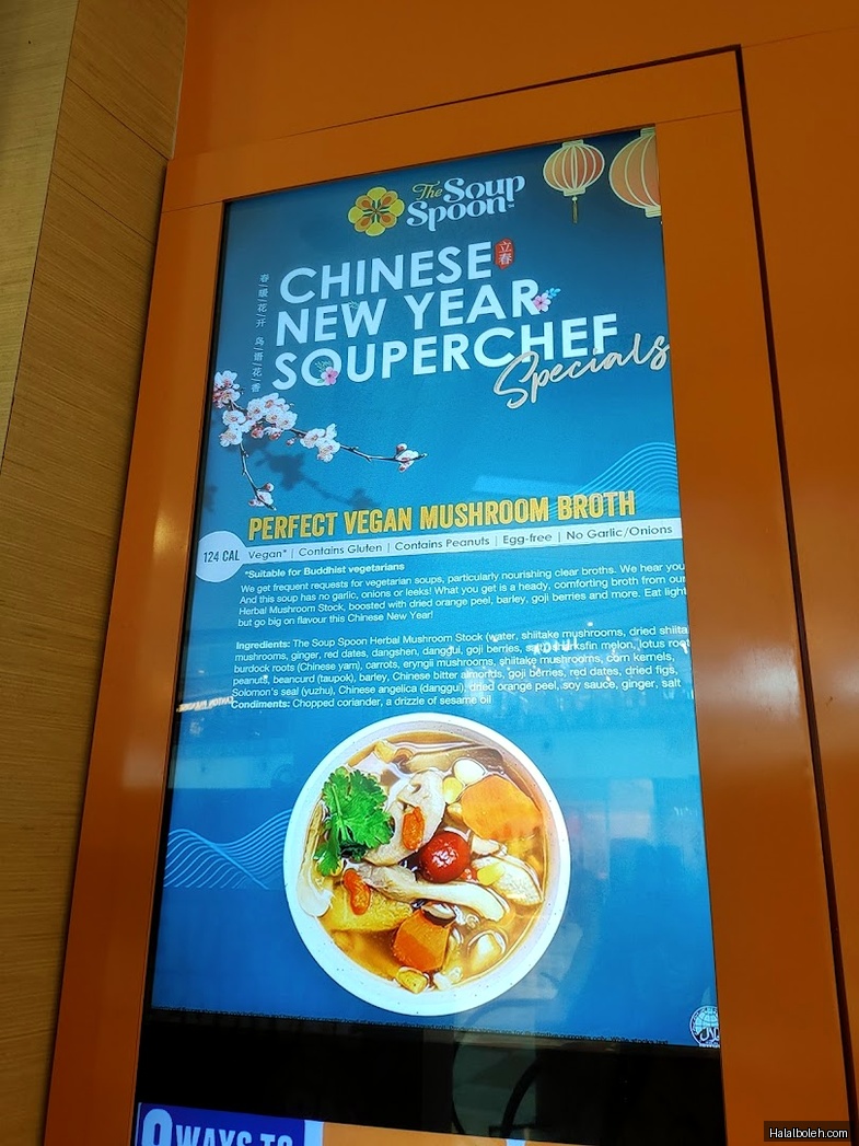 The Soup Spoon - menu