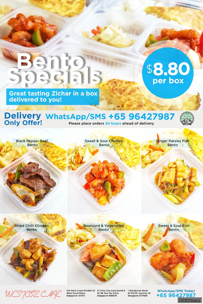 West Co'z Cafe - menu