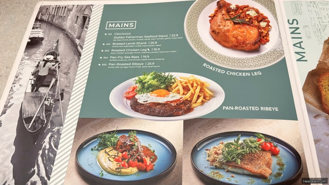 Mamma Mia Trattoria - menu