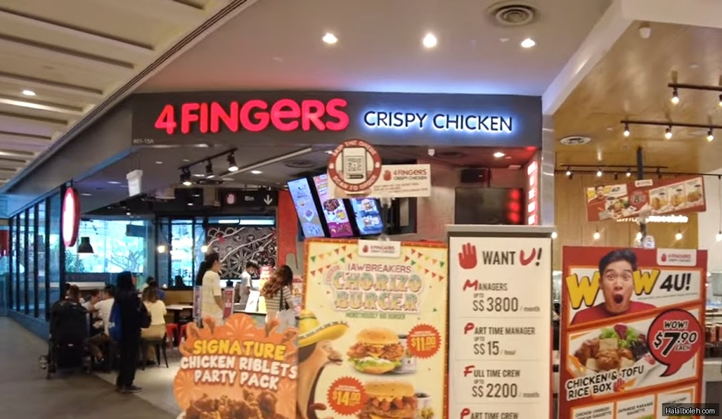 4 Fingers Crispy Chicken - menu