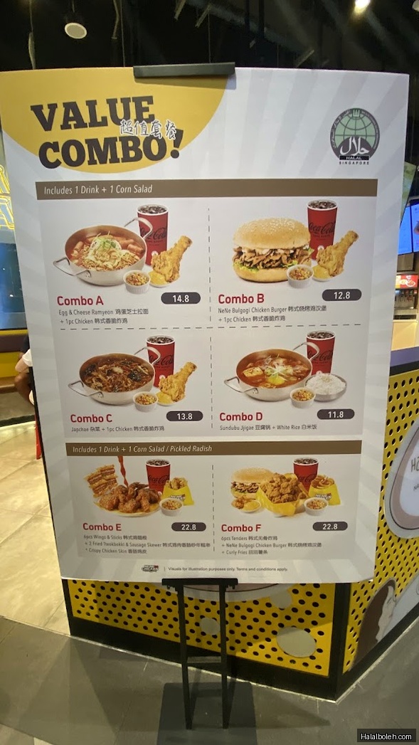NeNe Chicken - menu