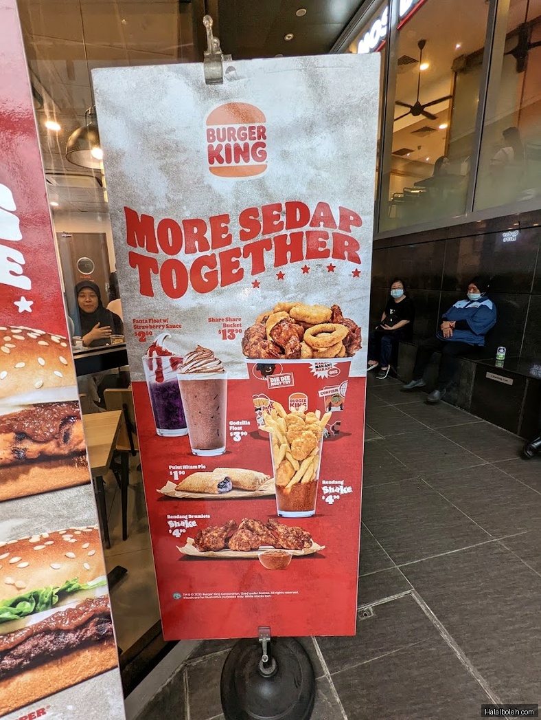 Burger King - menu