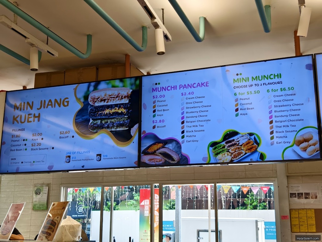 Munchi Pancakes - menu