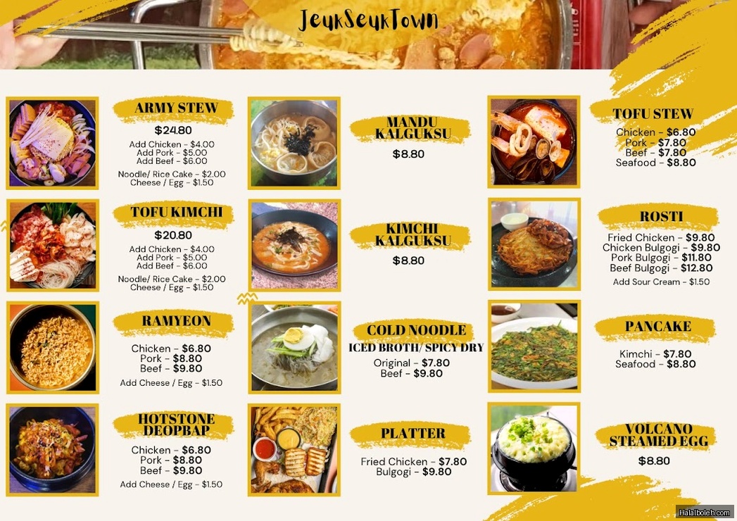 Aspirasi at 3A Pasir Ris Drive 6 - Menu