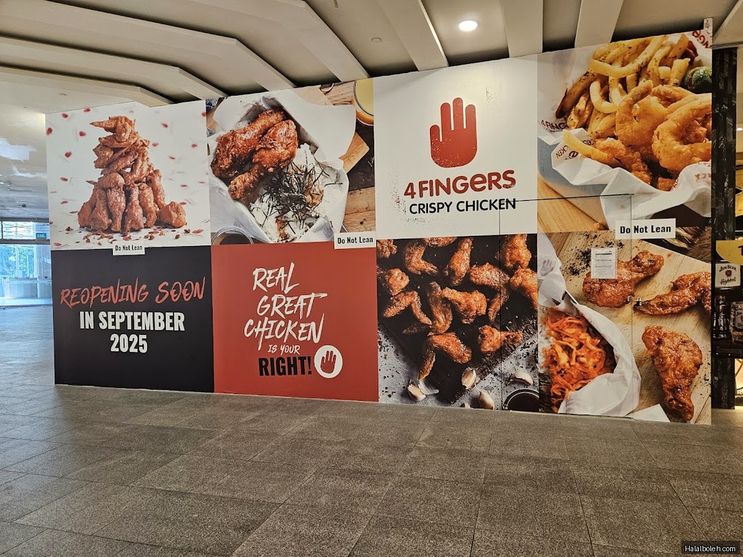 4 Fingers Crispy Chicken - menu