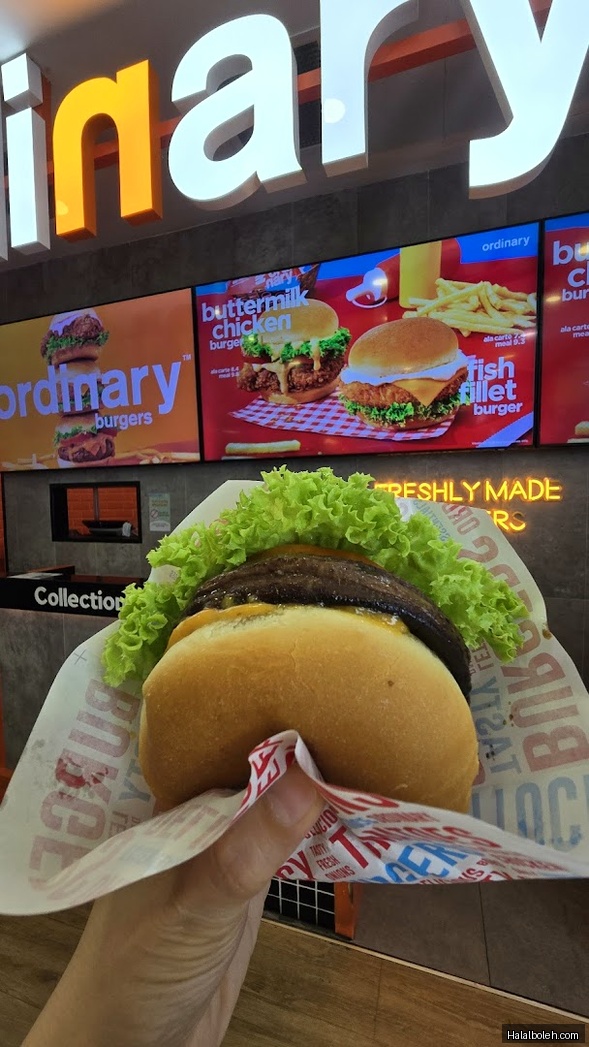 Ordinary Burgers - menu